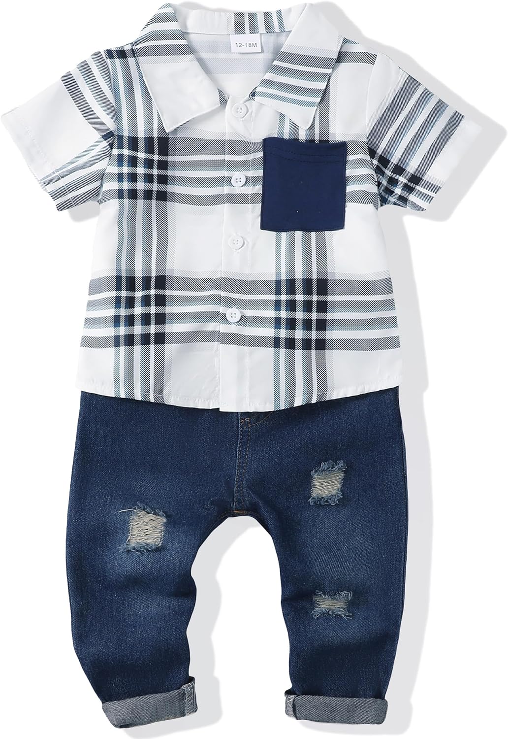 Renotemy Infant Baby Boy Clothes 1218 Months Toddler Boy Summer Outfit 1 Year Old