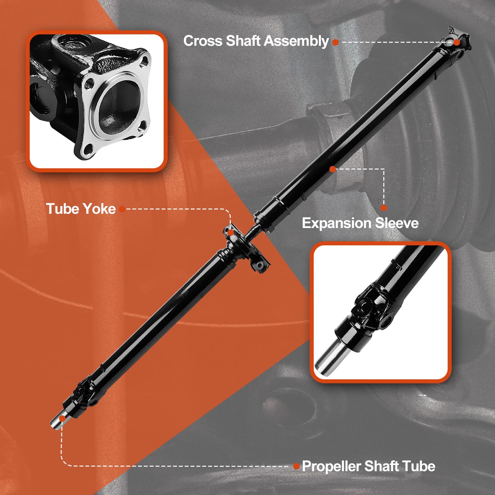 Amazon.com: 936-925 Rear Complete Drive Shaft Prop Shaft