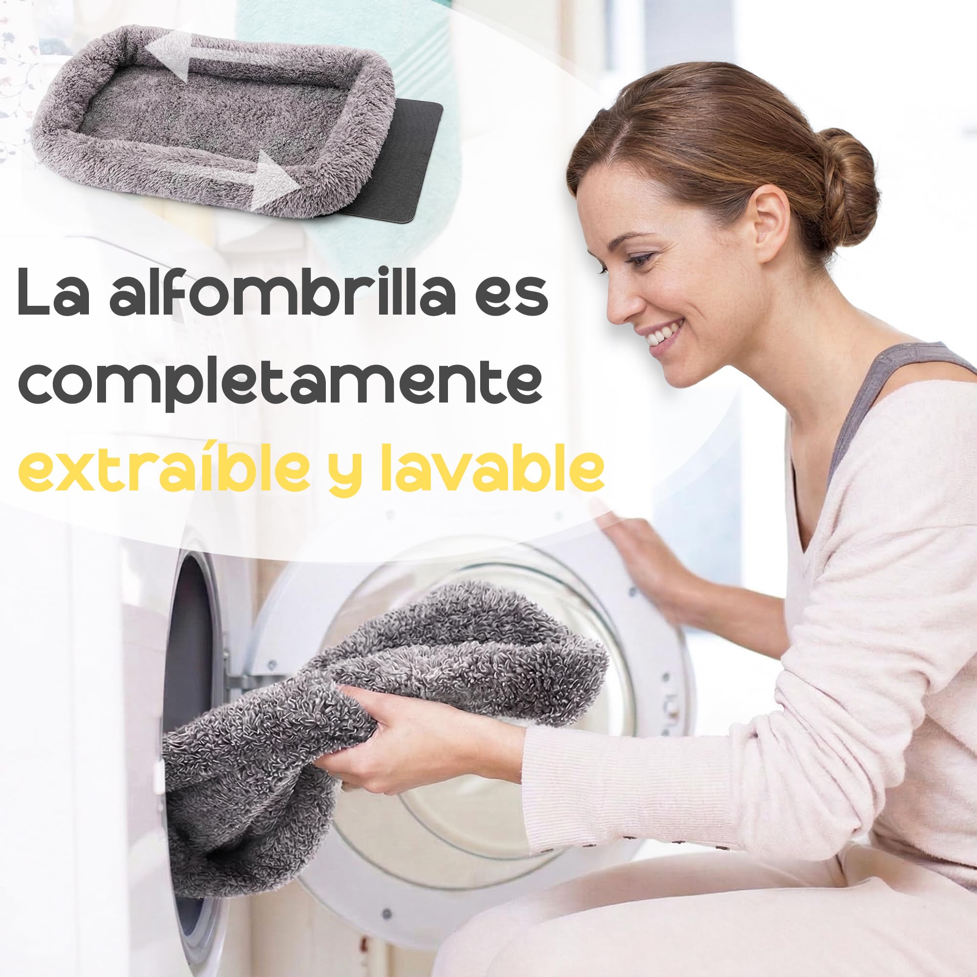 PEPPER® Transportin Gato Perro Pequeño | Bolsa de Transporte Plegable y Transpirable con Ventilación 360º Cómodo y Seguro con Bebedero Plegable, Cojín Suave Lavable y Correa de Hombro Ajustable