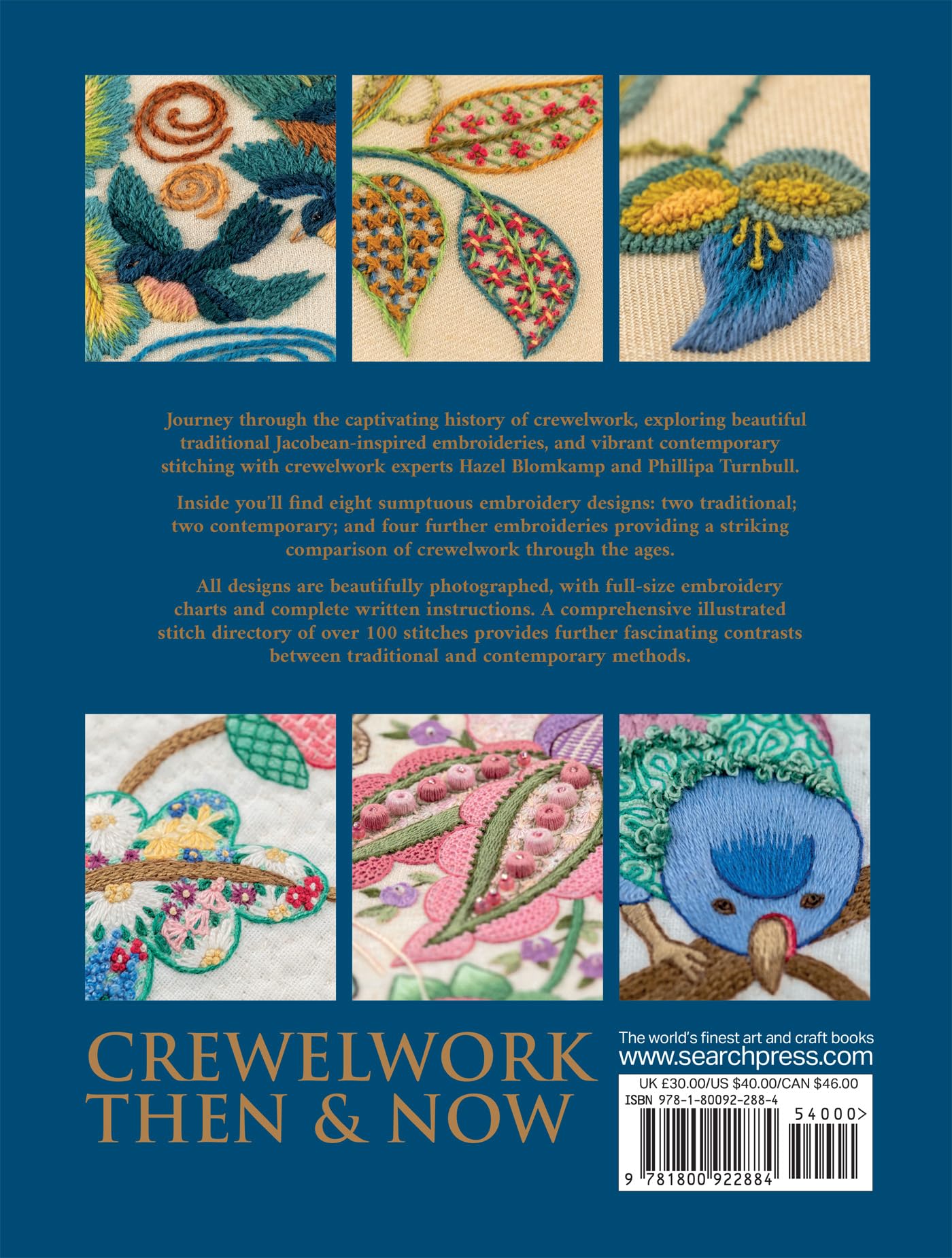 Crewelwork Then and Now: Exploring Traditional Designs and Contemporary Stitching