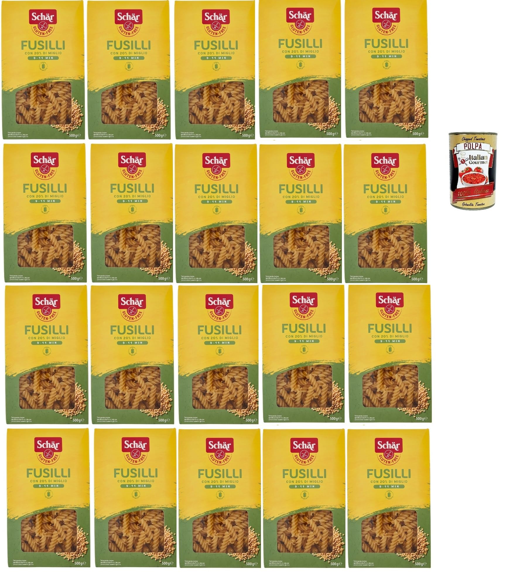 Italian Gourmet SCHÄR Italian Gourmet Senza Glutine Fusilli pasta 20 x 500g