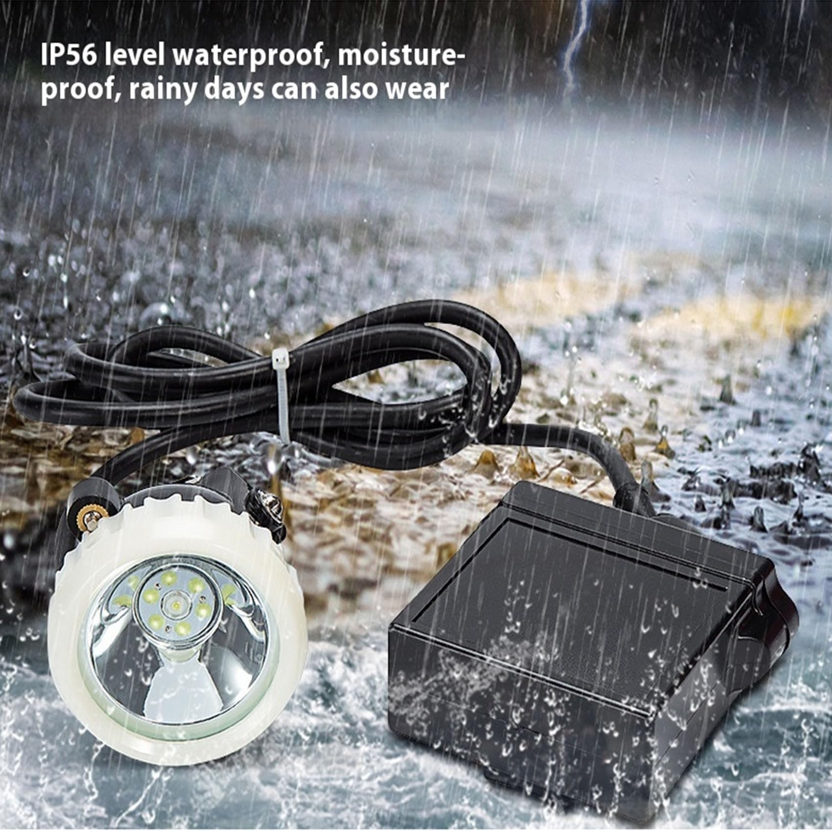 Linterna LED recargable impermeable a prueba de explosiones para minería de carbón subterráneo