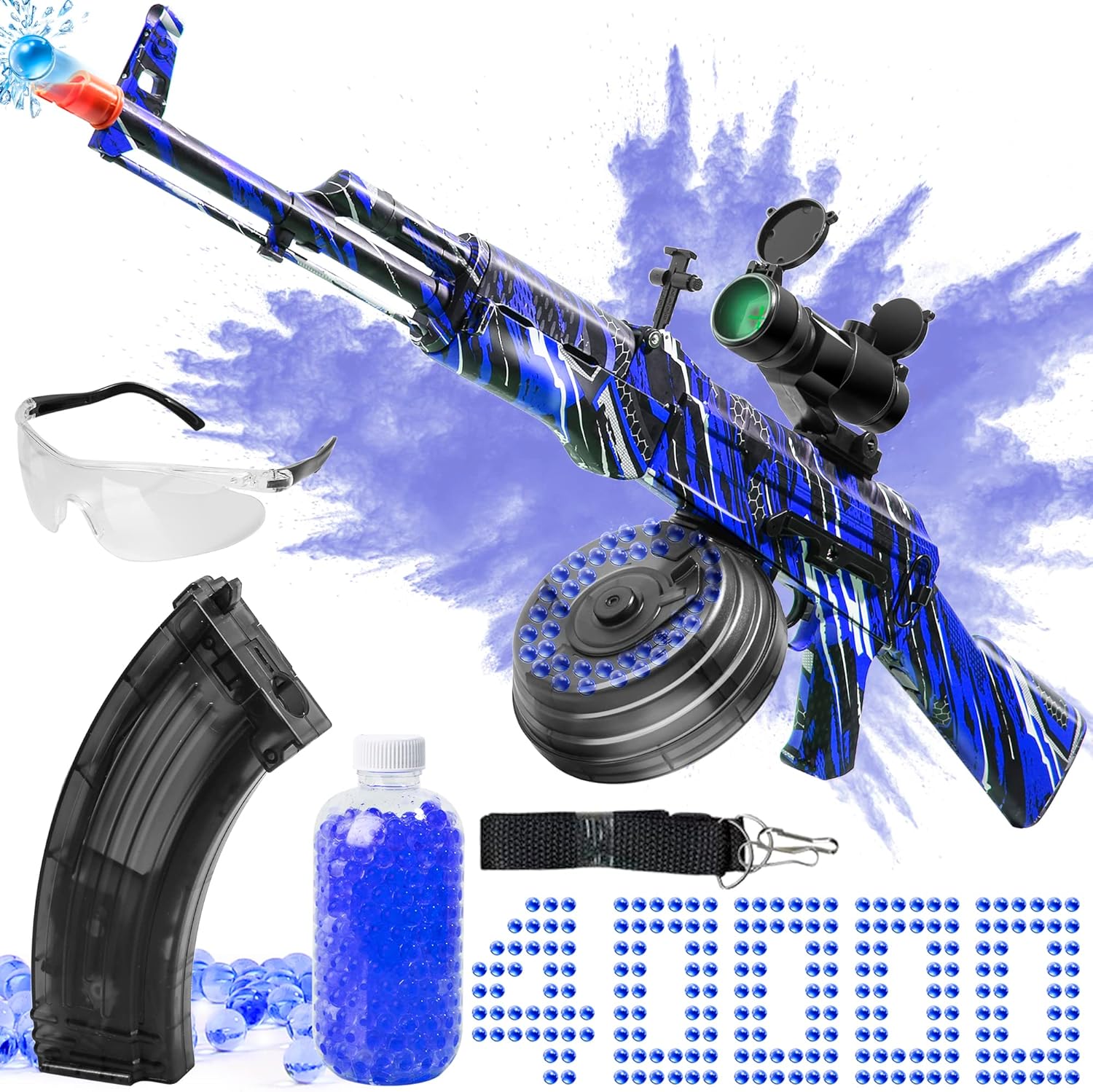 Gran AKM47 Gel Ball Blaster con tambor Blaster de Ubuy Chile