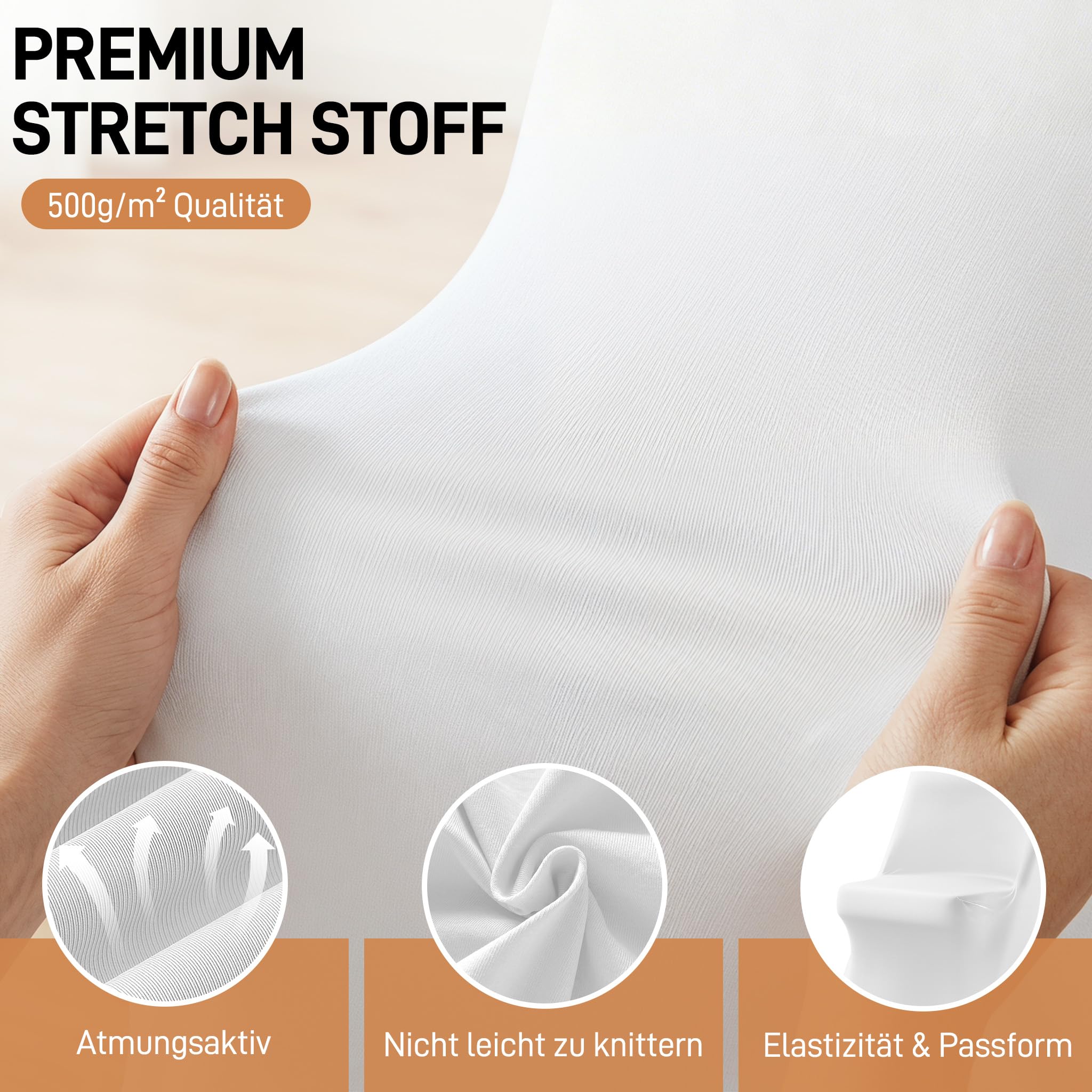 Froadp Universal elástico y Lavable Cubiertas de protección Funda para Silla Presidente Durante los Banquetes de Bodas Partes y decoración del hogar (50 Piezas)