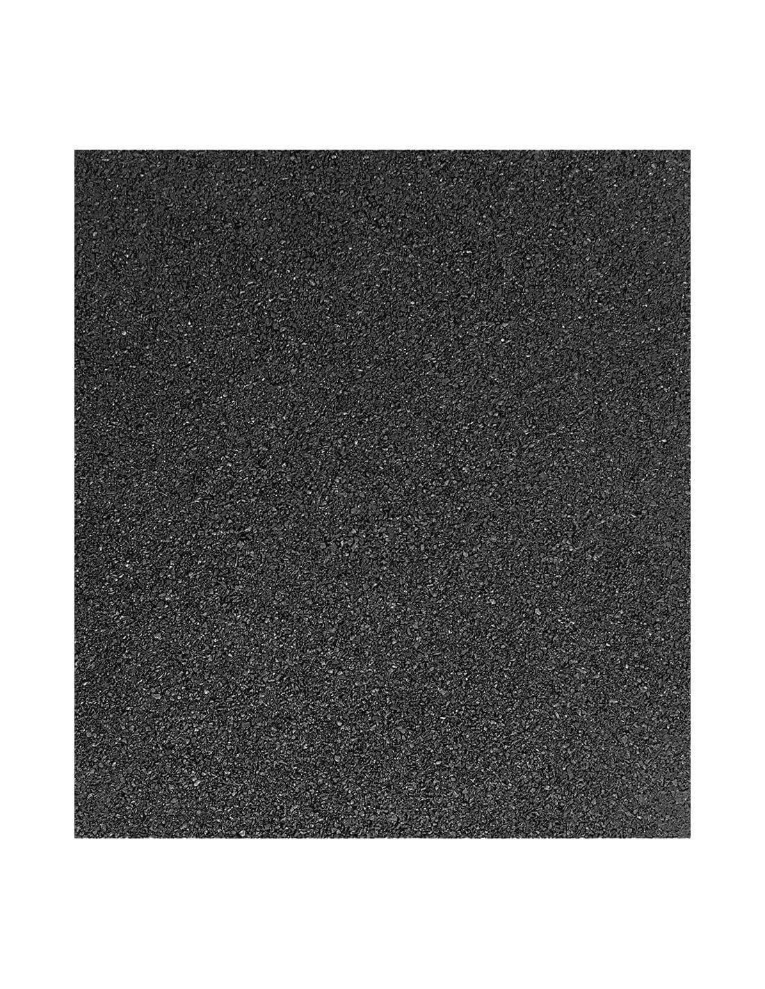 JARDIN202 - Loseta de Caucho Maciza 40mm | 50x50cm | Especial para Gimnasios | Suelos Infantiles | Fitness | 8 losetas: 2 m2 (Negra)