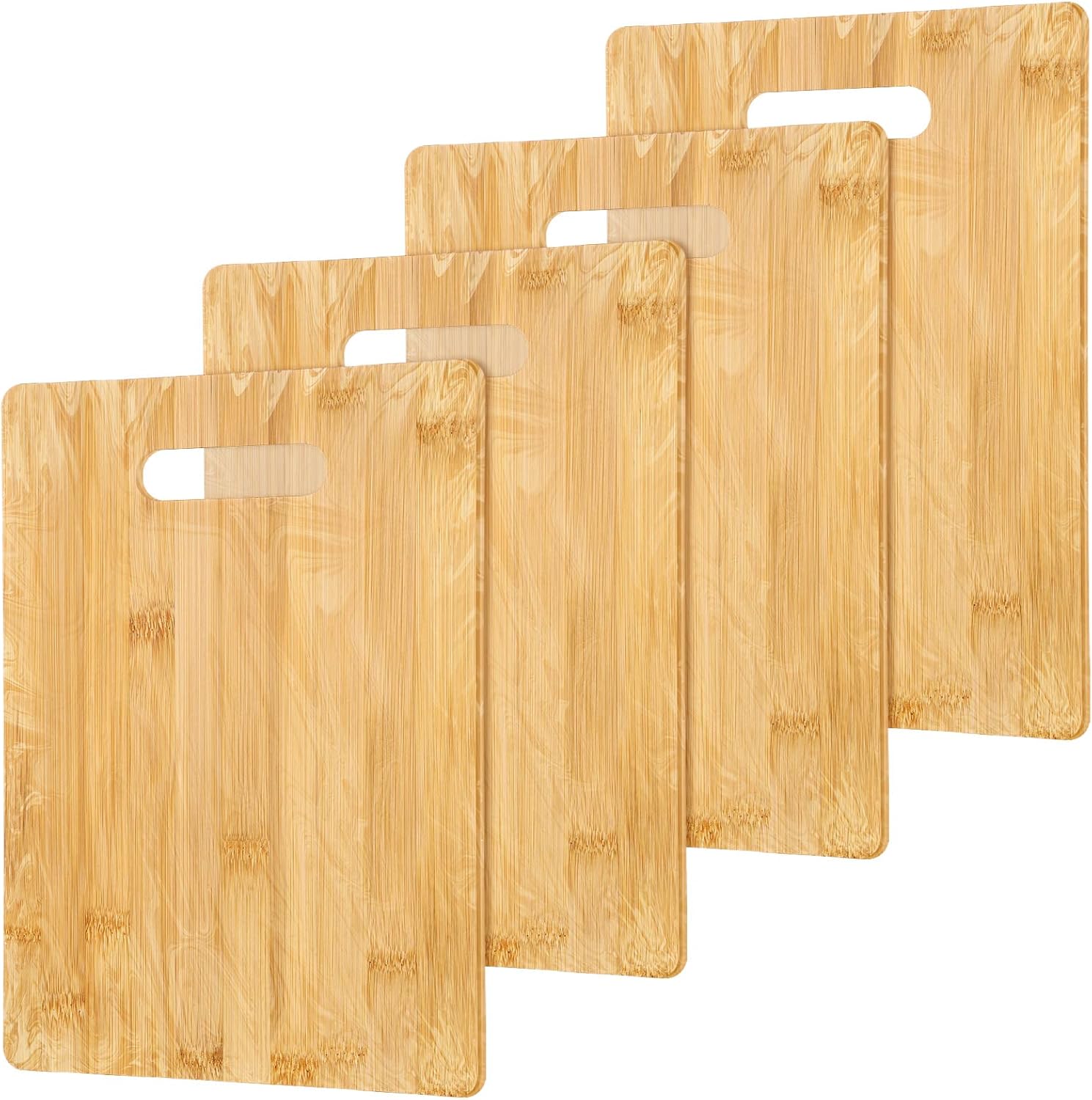 18 Pack Bulk Cutting Board Plain Large Cutting Board Set Chopping Board with Handles