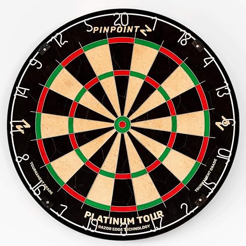 PINPOINT World Series Professional Bristle Dartboard | Optional Dartboard Stand