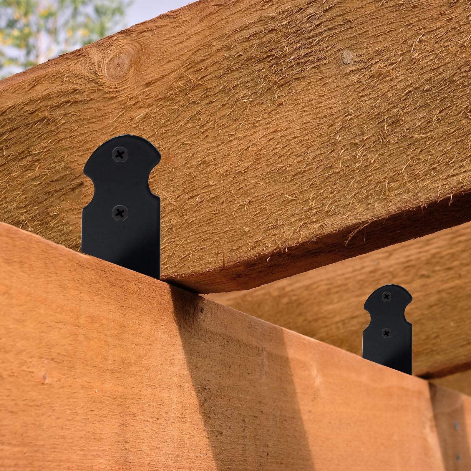 24 protectores de esquina de metal negro de 1.61 x 0.98 pulgadas, en forma de L, protectores de esquina de muebles, fundas protectoras de esquinas para caja y armario de mesa