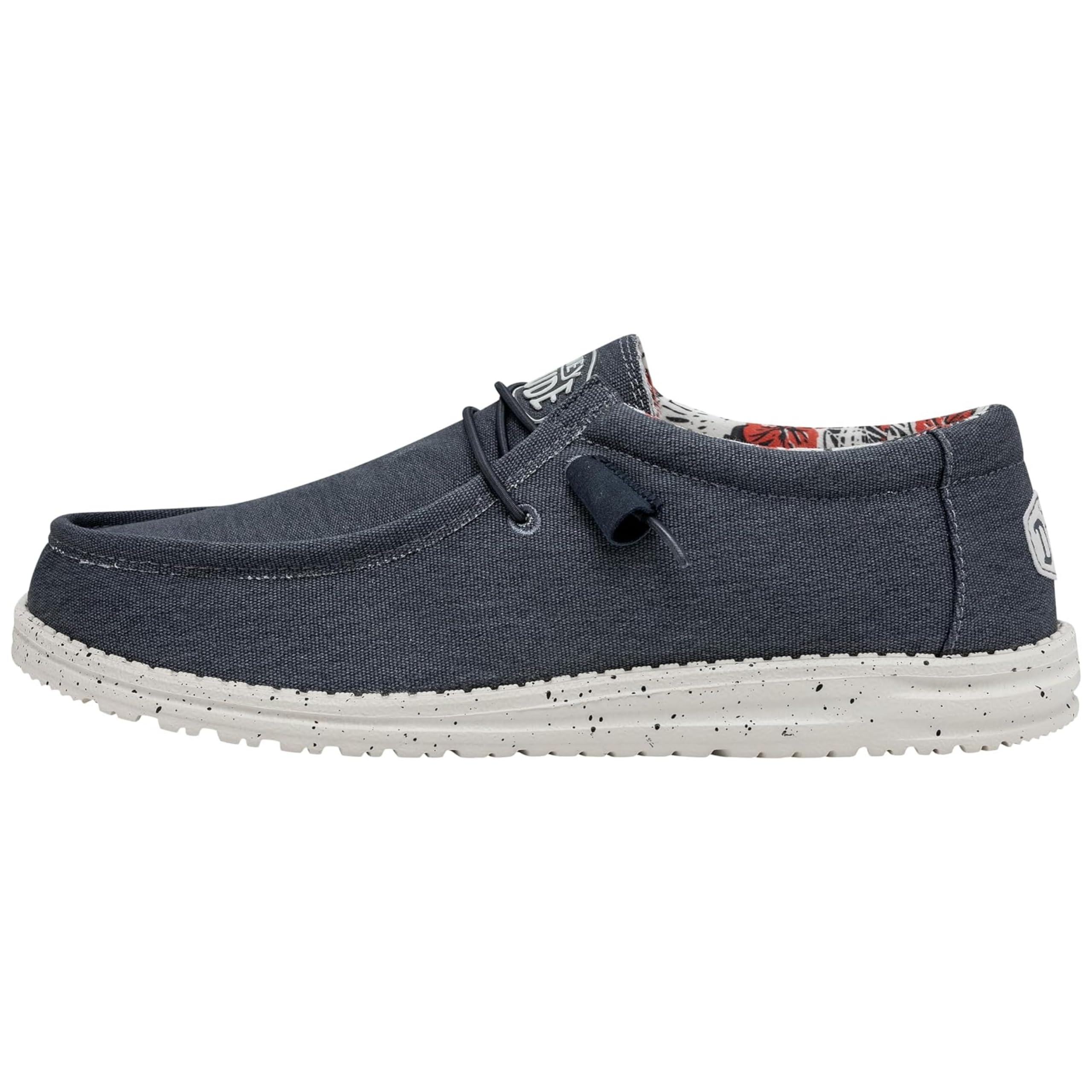HEYDUDE - Men's Wally Canvas - Casual Slip-On Shoes - Moccasin Style