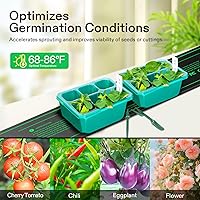 Vista 5 de Alfombrilla de calor Vivosun durable impermeable. Almohadilla de calefacción cálido hidropónico.