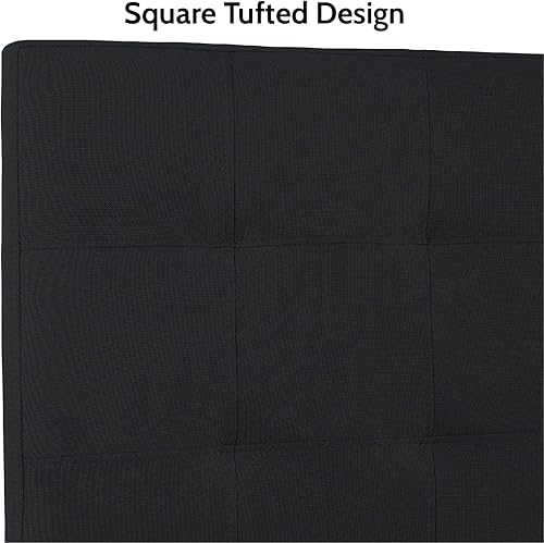 Miniatura 7 de Naomi Home Jessenia - Cabecera capitonada tapizada para cama de tamaño matrimonial, 12 posiciones ajustables, cabecero montado en la pared, cabecera