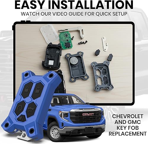 Vista 14 de Funda para llavero Chevy – para funda de llavero GMC – Accesorios Silverado Sierra – Abrebotellas integrado – Compatible con guía de ajuste