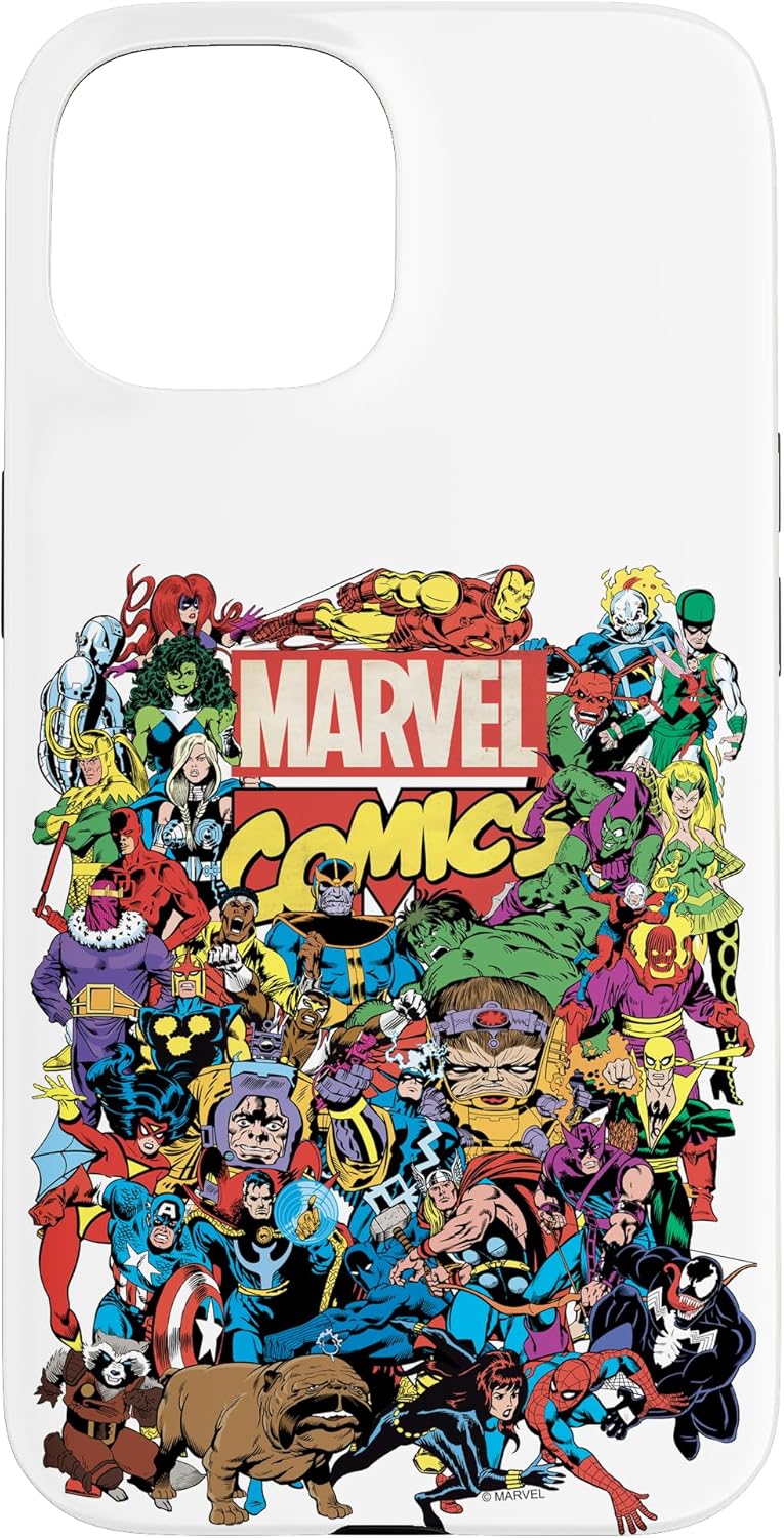 iPhone XR Marvel Comics Group Shot Case