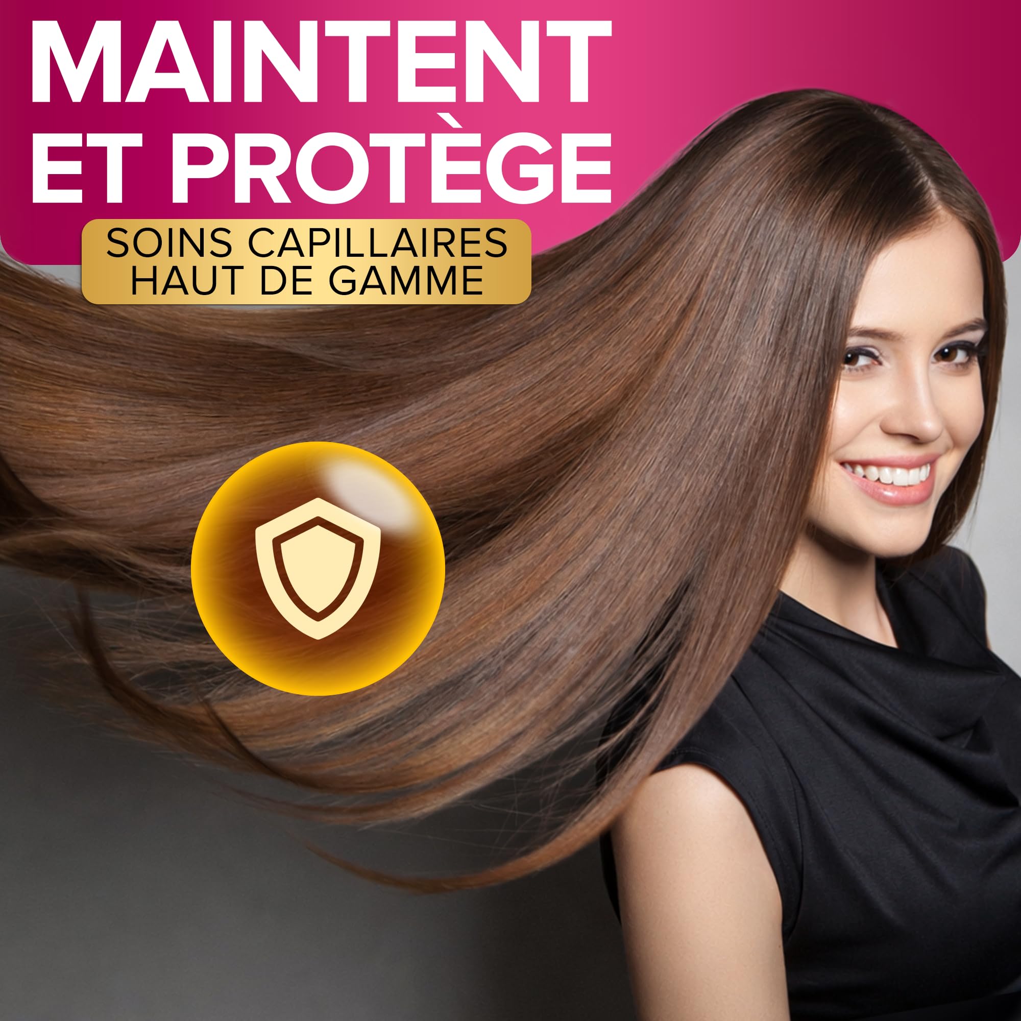 NYK1 Coffret Shampooing Et Apres Shampoing Sans Sulfate (500ml x2) Ensemble Shampoing Sans Sulfate Pour Extensions, Coloration Et Soin Kératine - Nettoyage En Douceur Et Prévention De La Casse