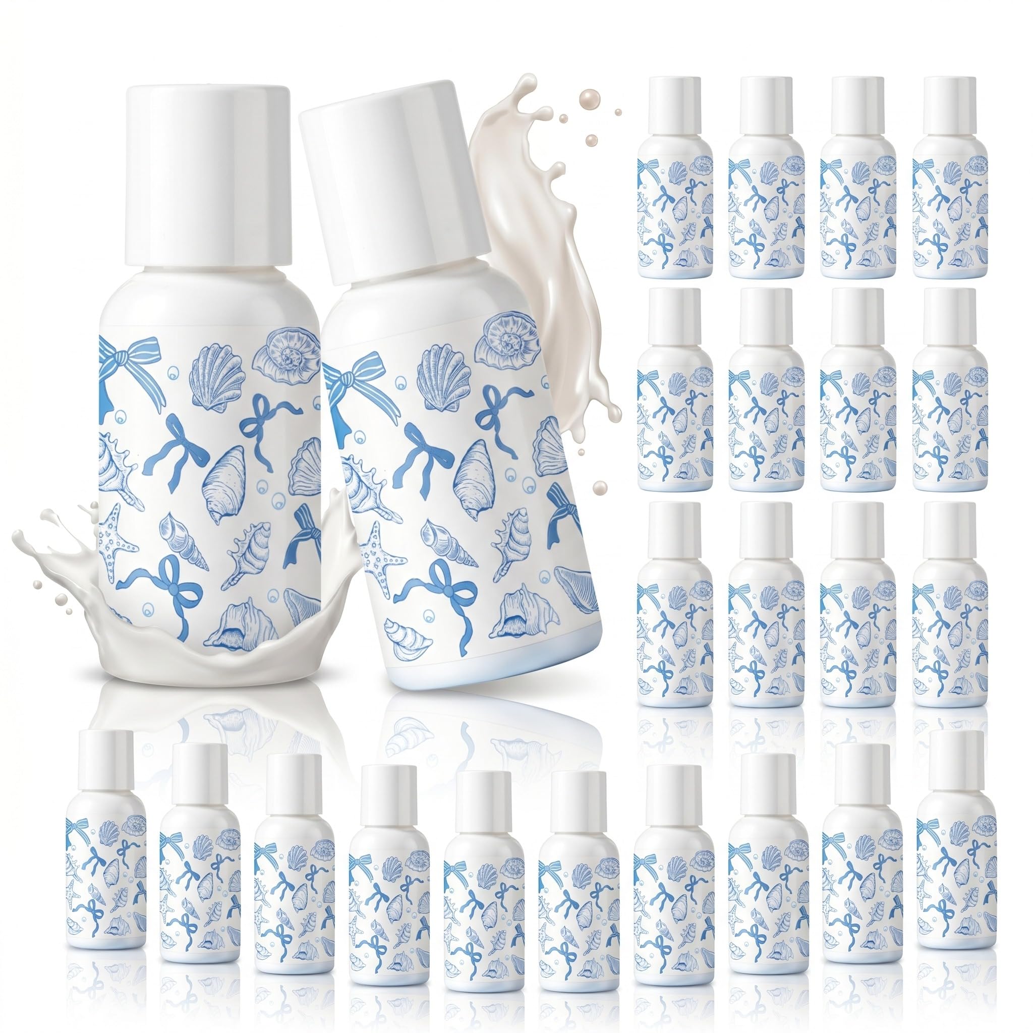 Demissle Mini Sunscreen SPF 30 Coastal Shell Party Favors, 1 fl oz