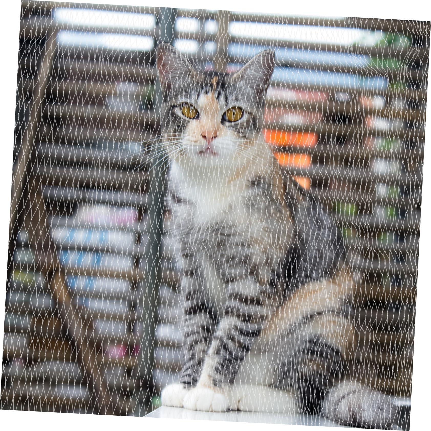 BESPORTBLE Rete Anticaduta per Gatti E Cani per Balcone per Appartamento Facile da Installare Bianca