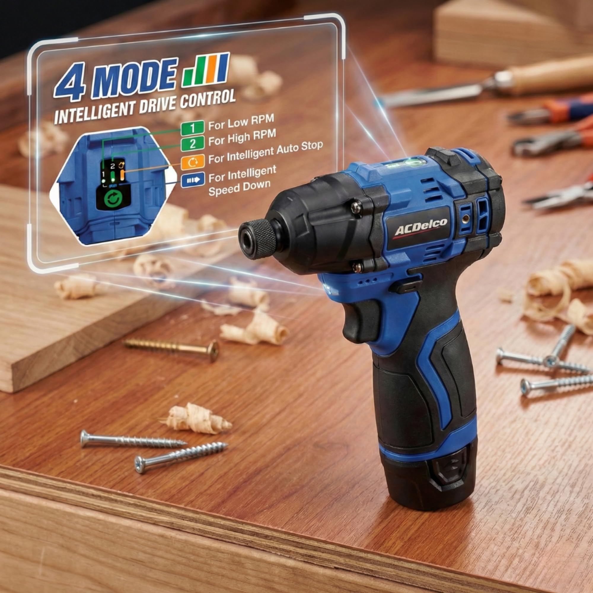 Amazon.co.jp: ACDelco ARW1209-K15 G12シリーズ 12V リチウムイオン