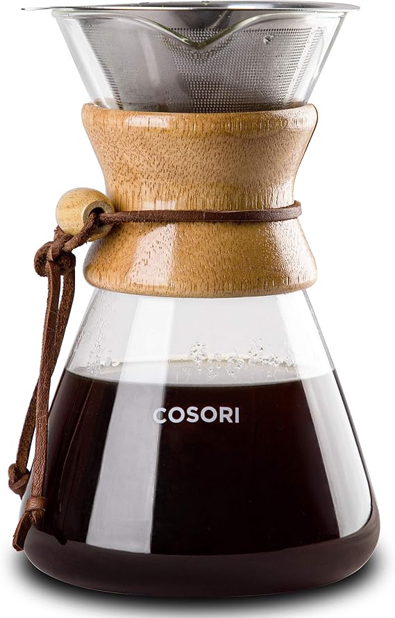 COSORI Coffee Mug Warmer & Mug Set + COSORI Pour Over Coffee Maker