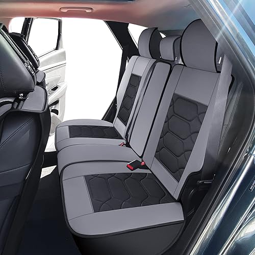 Miniatura 4 de OASIS AUTO Fundas de asiento de ajuste personalizado para Tucson 2010-2025, protector de asiento de piel sintética, impermeable, accesorios de