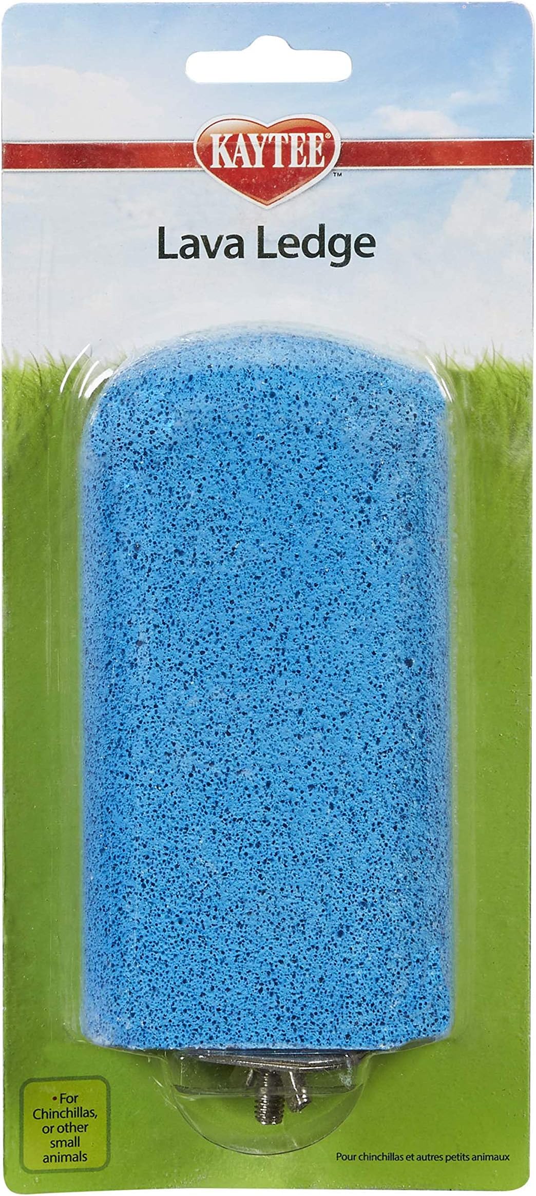 Kaytee Lava Ledge, Shelf, Climbing Wall for Small Pets, Chinchillas, Ferrets, Rabbits, Rats, Safe to Chew, Natural Pumice Rock