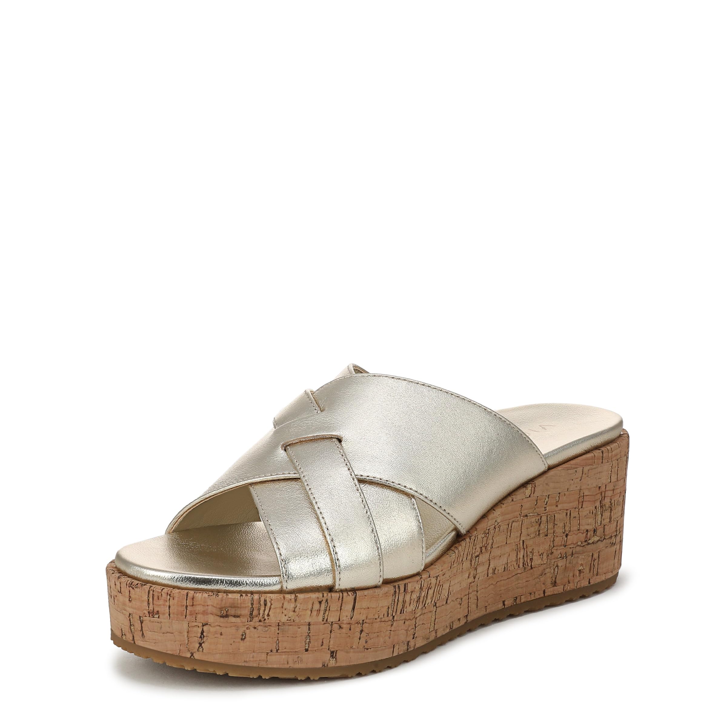 Vionic Women's Metallic Gold Dawn Sandals In Size 6.5