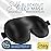 100% Silk Sleep Mask for A Full Night\'s Sleep | Comfortable & Super Soft Eye Mask with Adjustable Strap | Works with Every Nap Position | Best Sleeping Aid/Blindfold/Gift, Blocks Light Jersey Slumber
