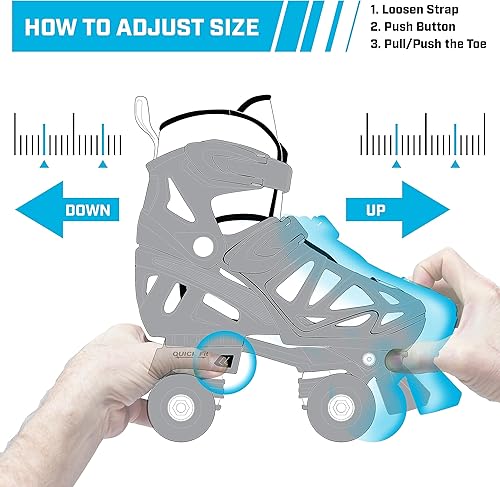 Miniatura 6 de Roller Derby Track Star Adjustable Roller Skates for Beginners Boys  Girls