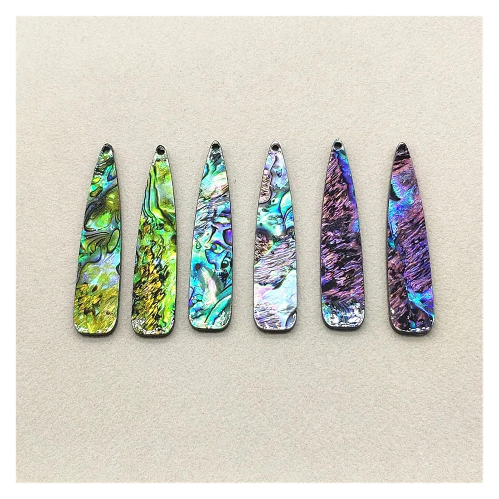 LIUCH 54x12mm 30 szt. Akryl z muszlą zawieszka w kształcie kropli do półproduktów do biżuterii/kolczyków DIY części, półfabrykaty i elementy biżuterii(Pink)