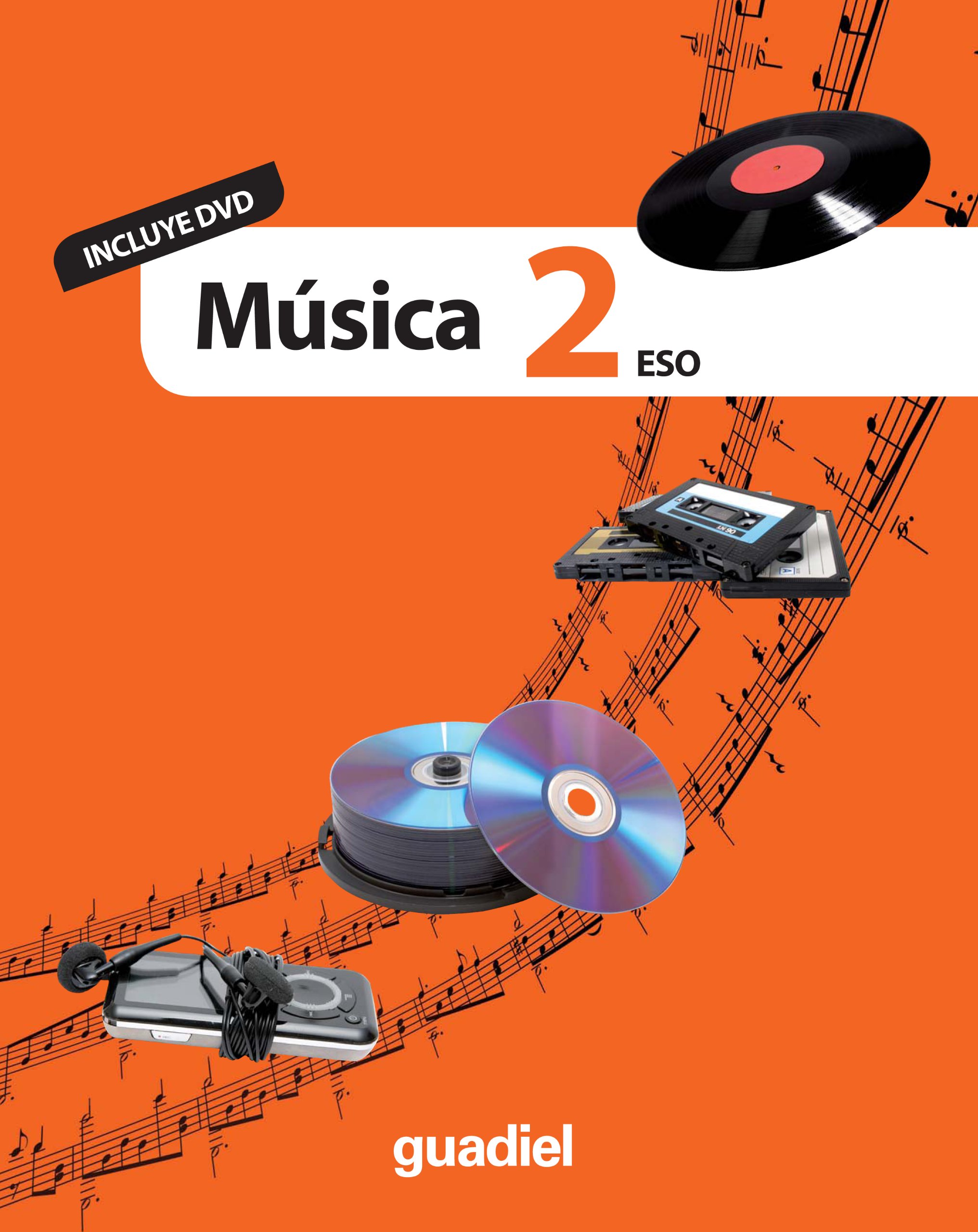Manuel Música 2 ESO avec DVD pédagogique pour cours de musique espagnole