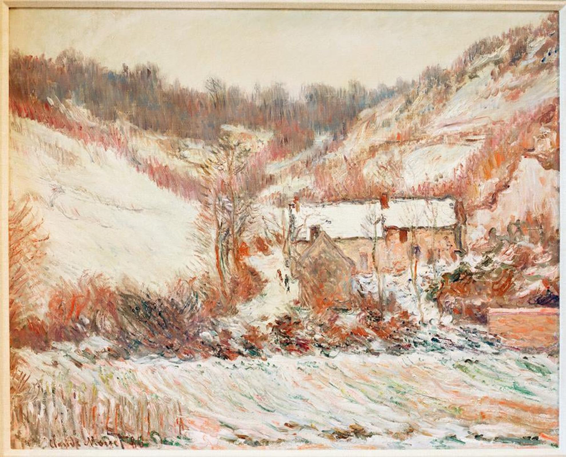 Tableaux graffiti art mural Claude Monet 60x90cm impression sur toile - 5