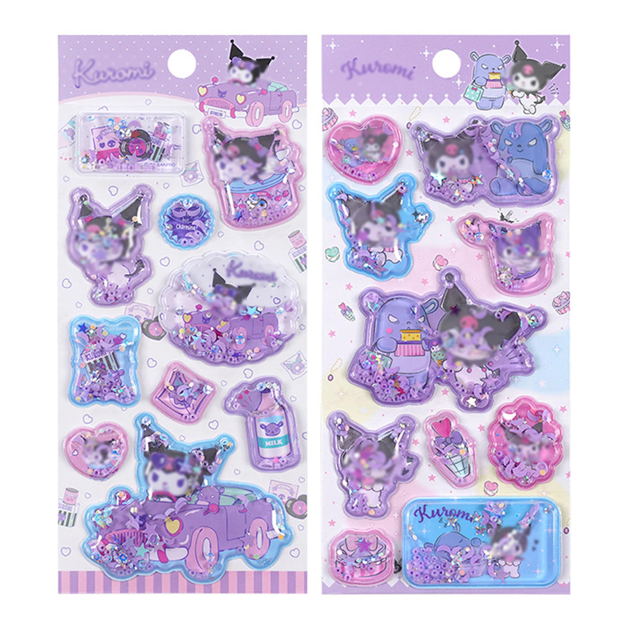 Amazon | KRGNPLE 実店舗品質 2 枚入り 水シール ウォーター ぷっくり