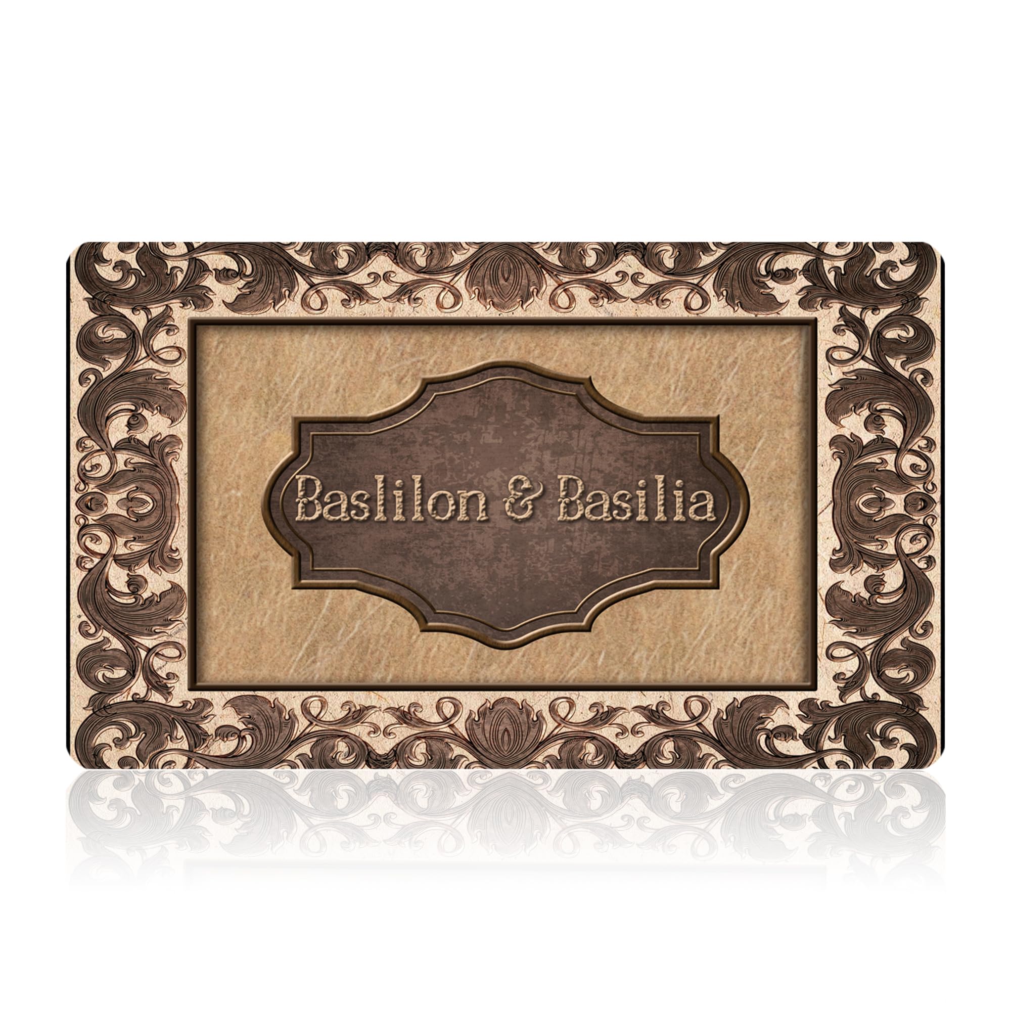 Differ More Personalized Front Welcome Door Mat for Family Home(Made in USA), Custom Indoor Outdoor Door Mat with Your Text(30"x18")