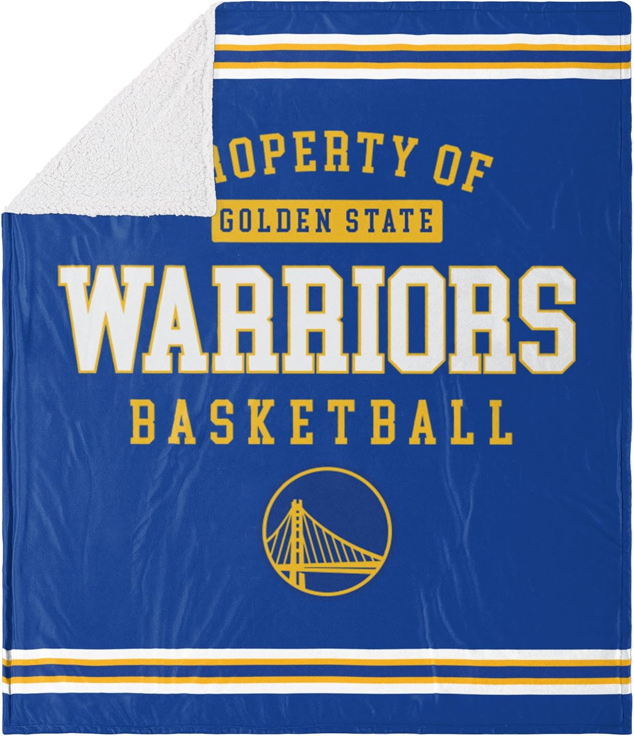 FOCO Unisex-Adult NBA Team Color Sherpa Fleece Blanket 60" x 70"