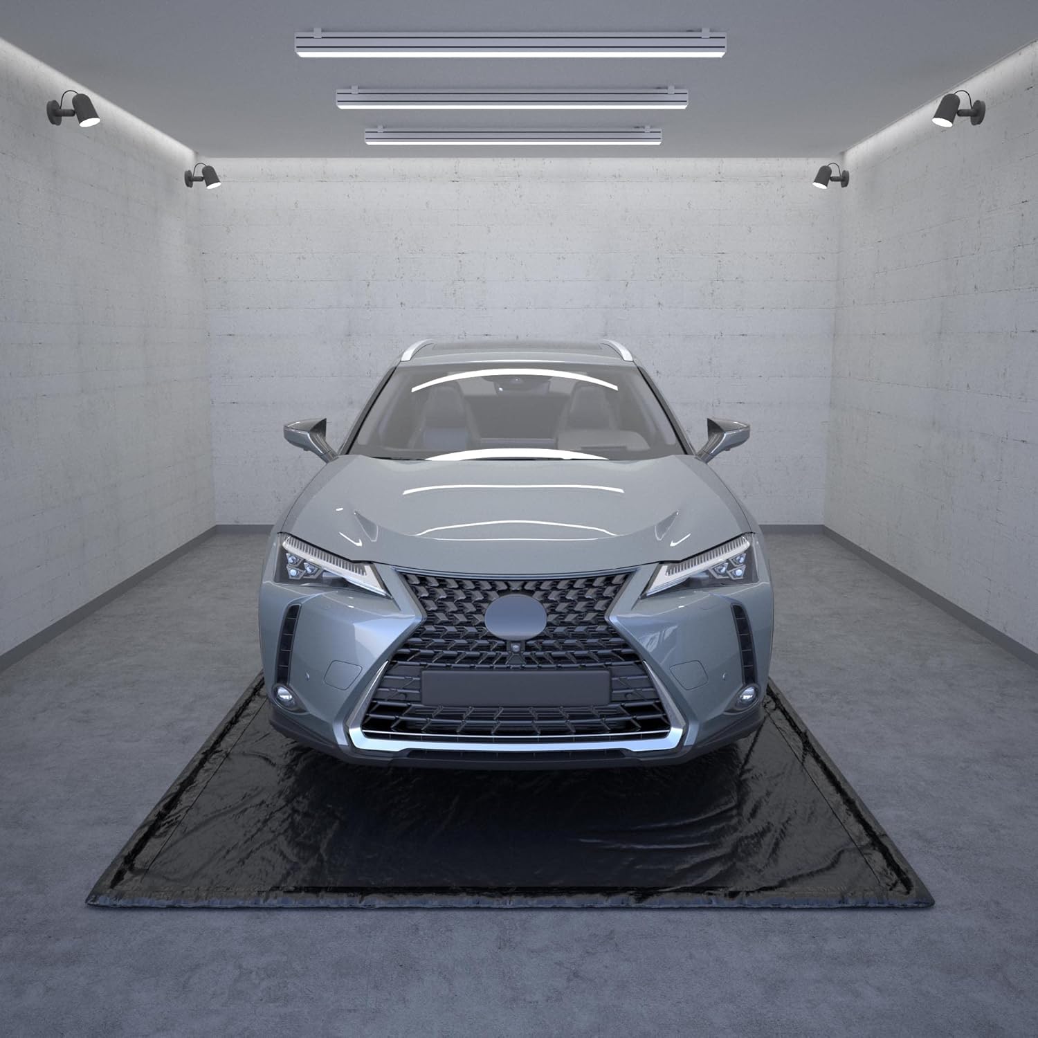 FLYCLE Garage Floor Mat for Car, Waterproof 8'6" x 20' Heavy Duty