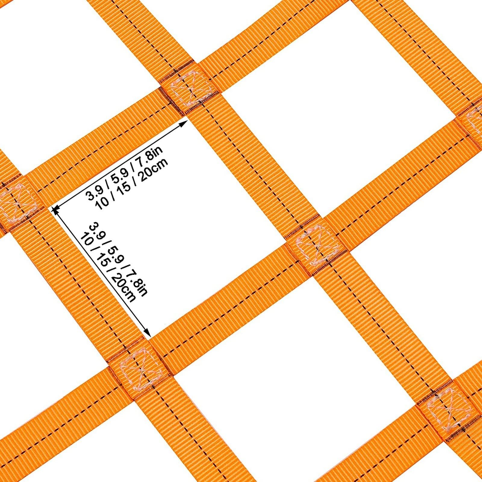 Filet De Levage à Élingue Nylon 1x1m - Filet De Chargement Et Protection Sécurité 300kg/500kg/1T