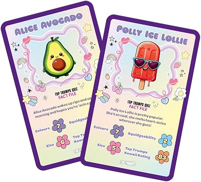 Top Trumps Card Game Kawaii Kuddlies - Family Learning Games for Kids and Adults for 2+ Players - Kid War Games for Families for 6 Plus Kids