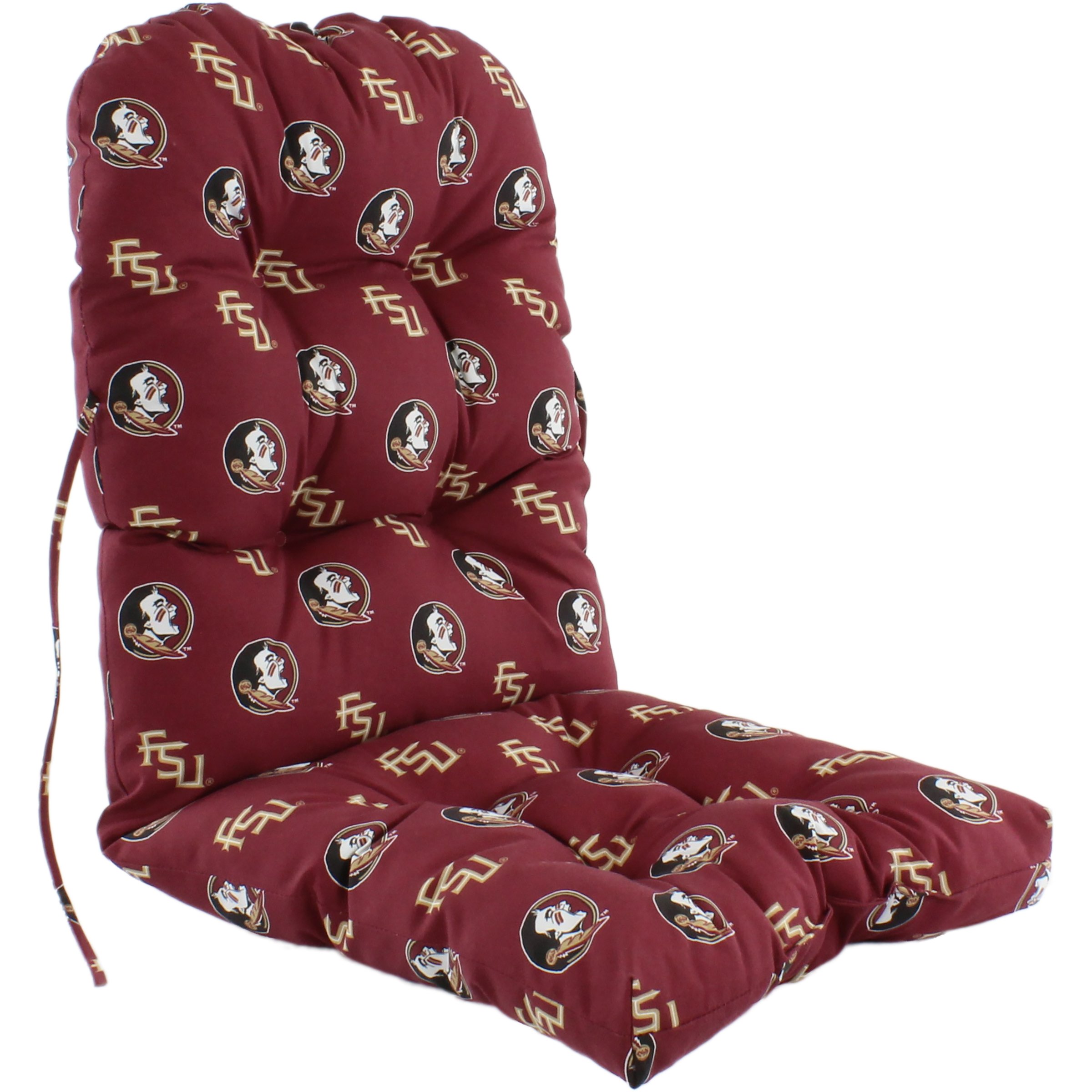 College Covers Everything Comfy Florida State Seminoles Patio Adirondack Chair Cushion