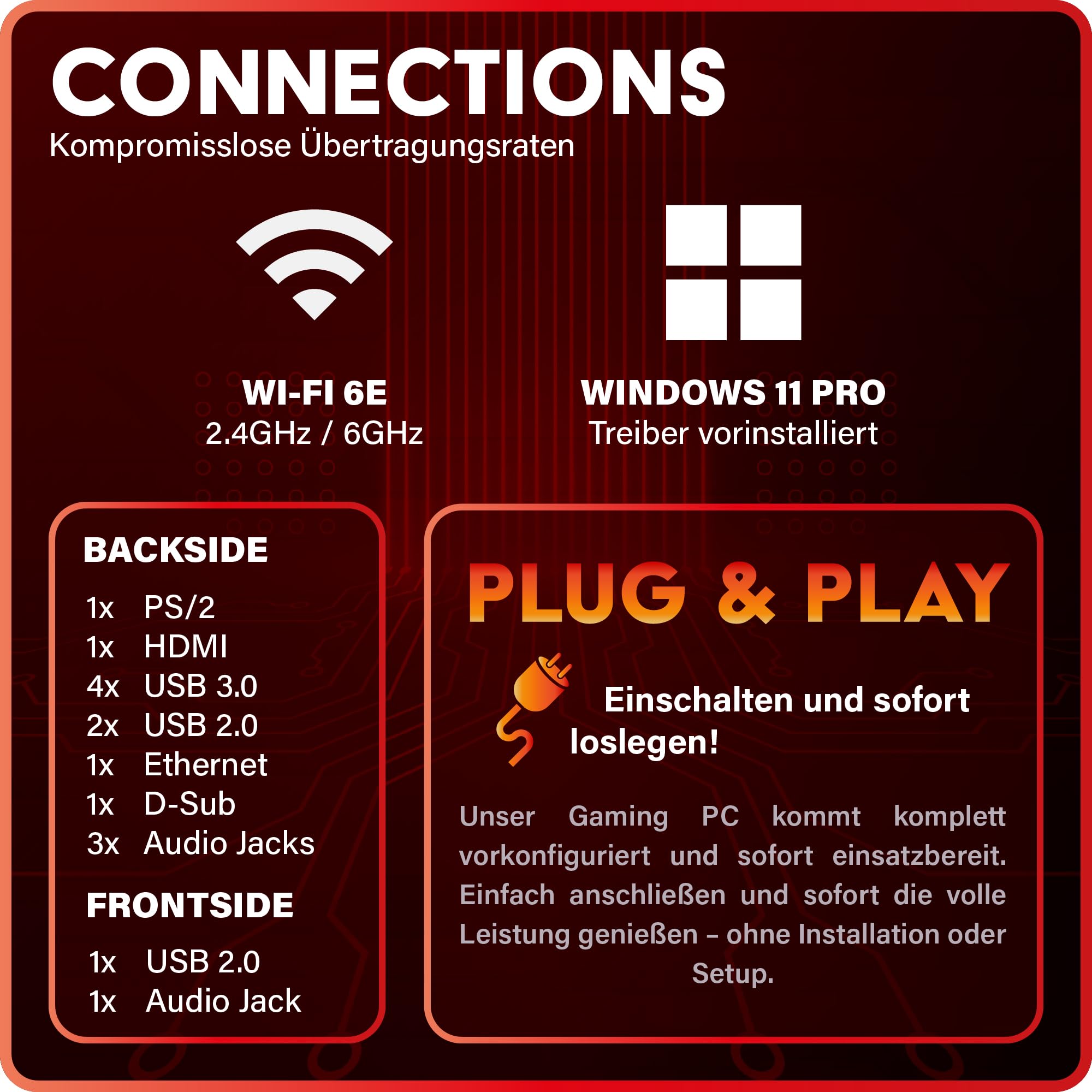 Greed® MKM - High End Gaming PC – AMD Ryzen 5 7500F + Nvidia Geforce RTX 5070Ti 16GB - 4K & Raytracing Rechner - 5,0 GHZ - RGB Computer mit Wasserkühlung - 32GB DDR5 RAM - 1TB SSD + Windows 11 Pro