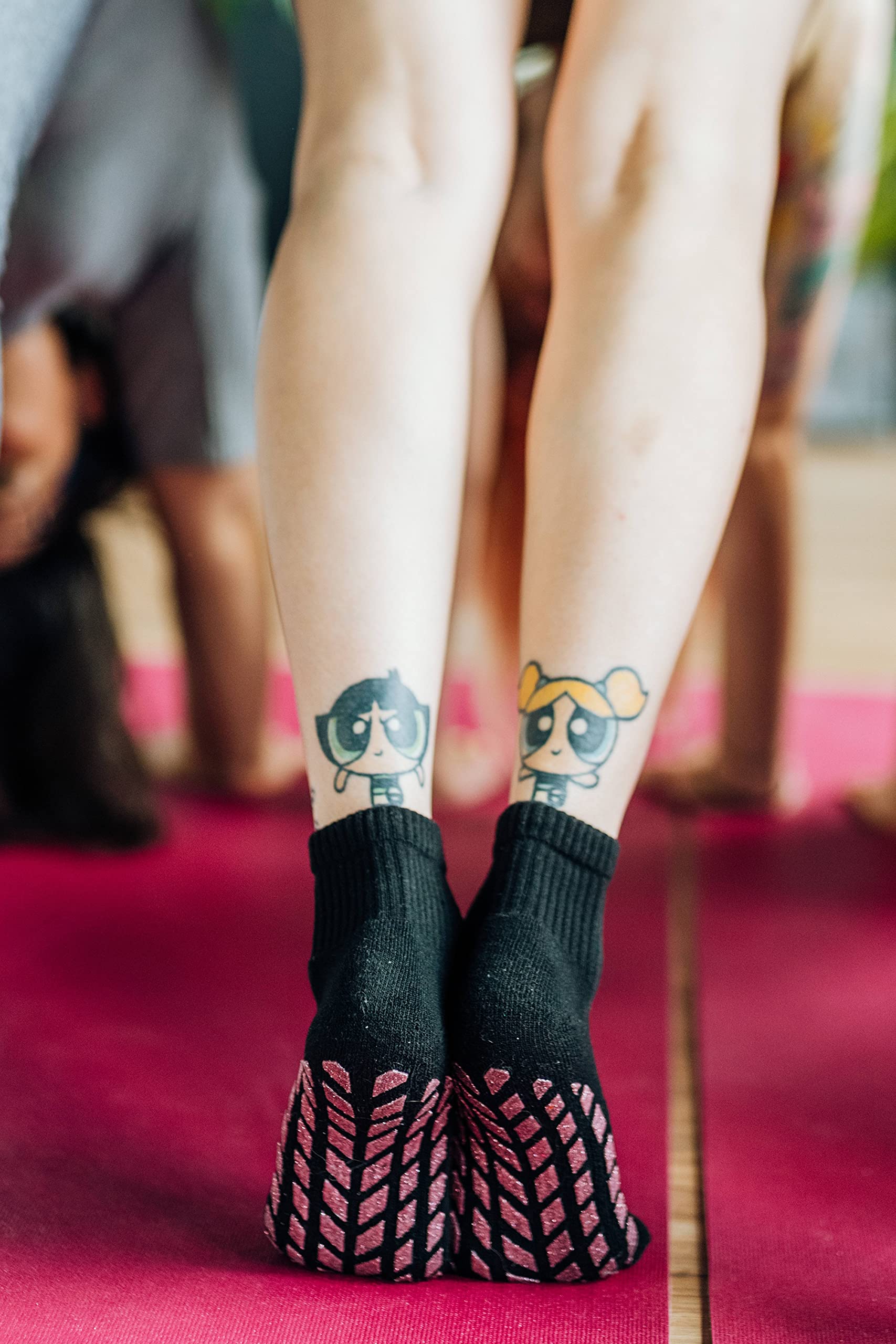 Rainbow Socks - Ninas Calcetines Antideslizantes de Deporte Brillantina