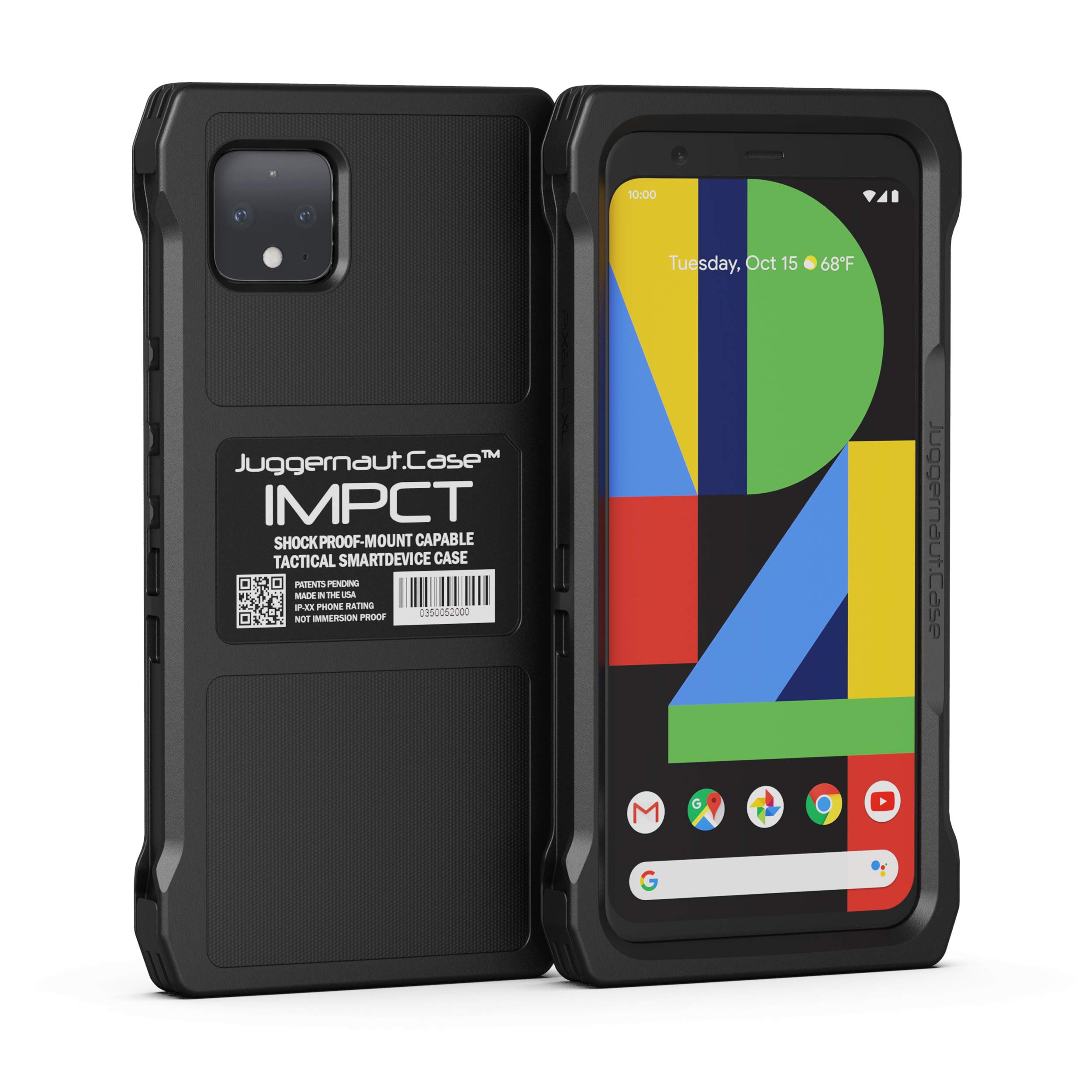 Juggernaut.Case - Google Pixel 4XL IMPCT - Military Grade, Tactical Smartphone Phone Case, Made in U