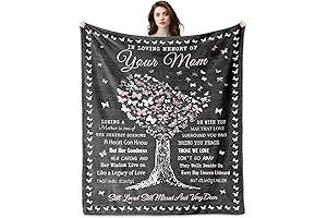 Bereavement Gifts for Loss of Mom, Sympathy Gifts and Throws Blanket