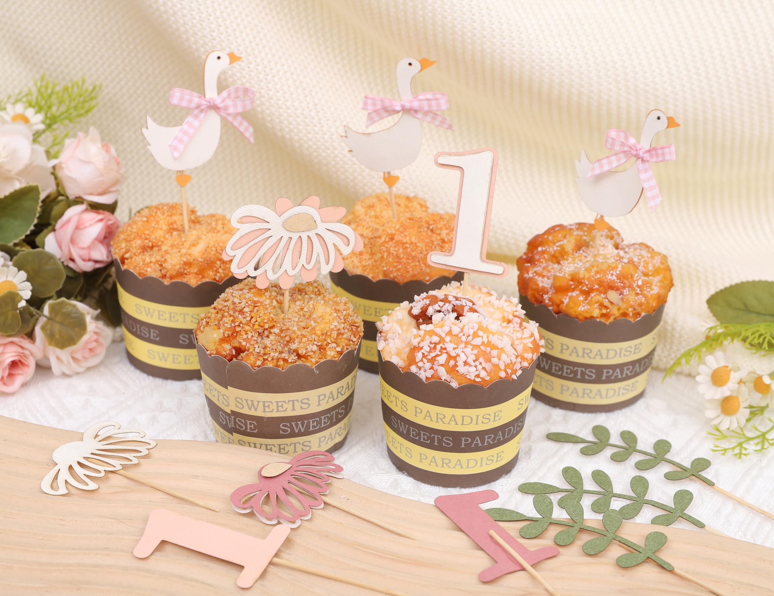 Gyufise Lot De 30 Décorations De Cupcakes Sur Le Thème Du Sport Pour Homme Et Fille