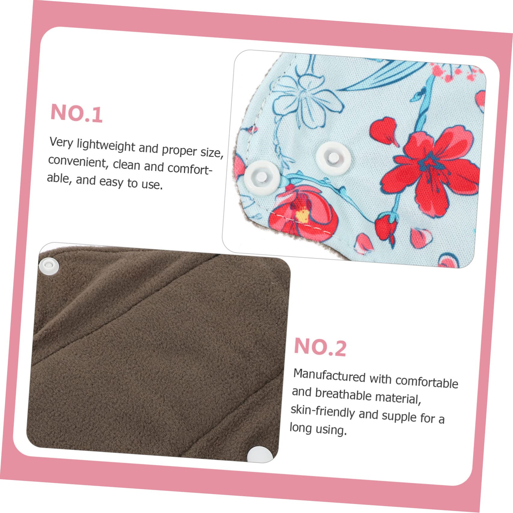MAGICLULU 3 Set Di Assorbenti Portatili Per Le Donne Assorbenti Riutilizzabili Forte Assorbimento Perdite
