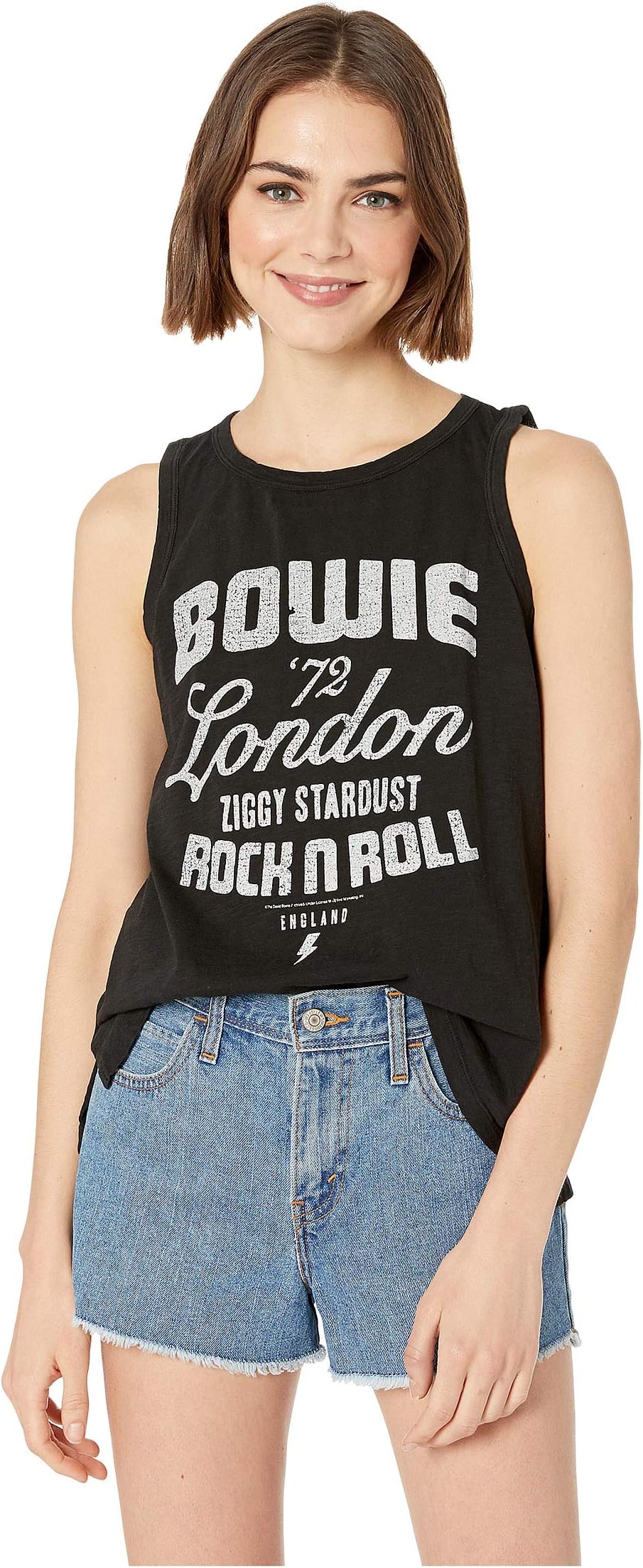 Vintage Slub David Bowie Tank Top