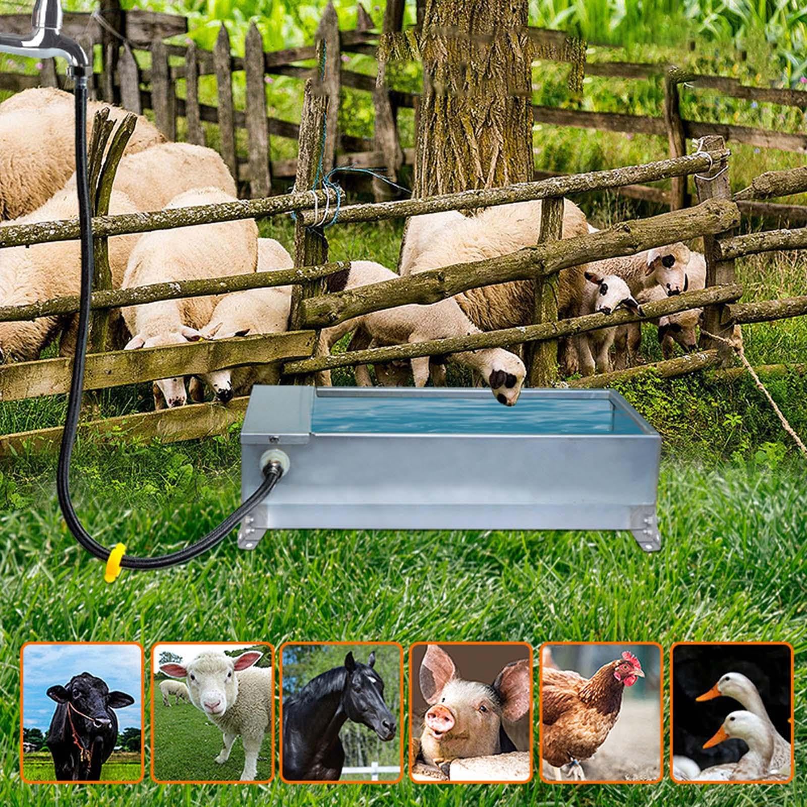 Automático para Ganado, Dispensador Automático de Agua para Perros, de 7,5 L para Perros, Aves de Corral, Gansos, Pollos Y Caballos.