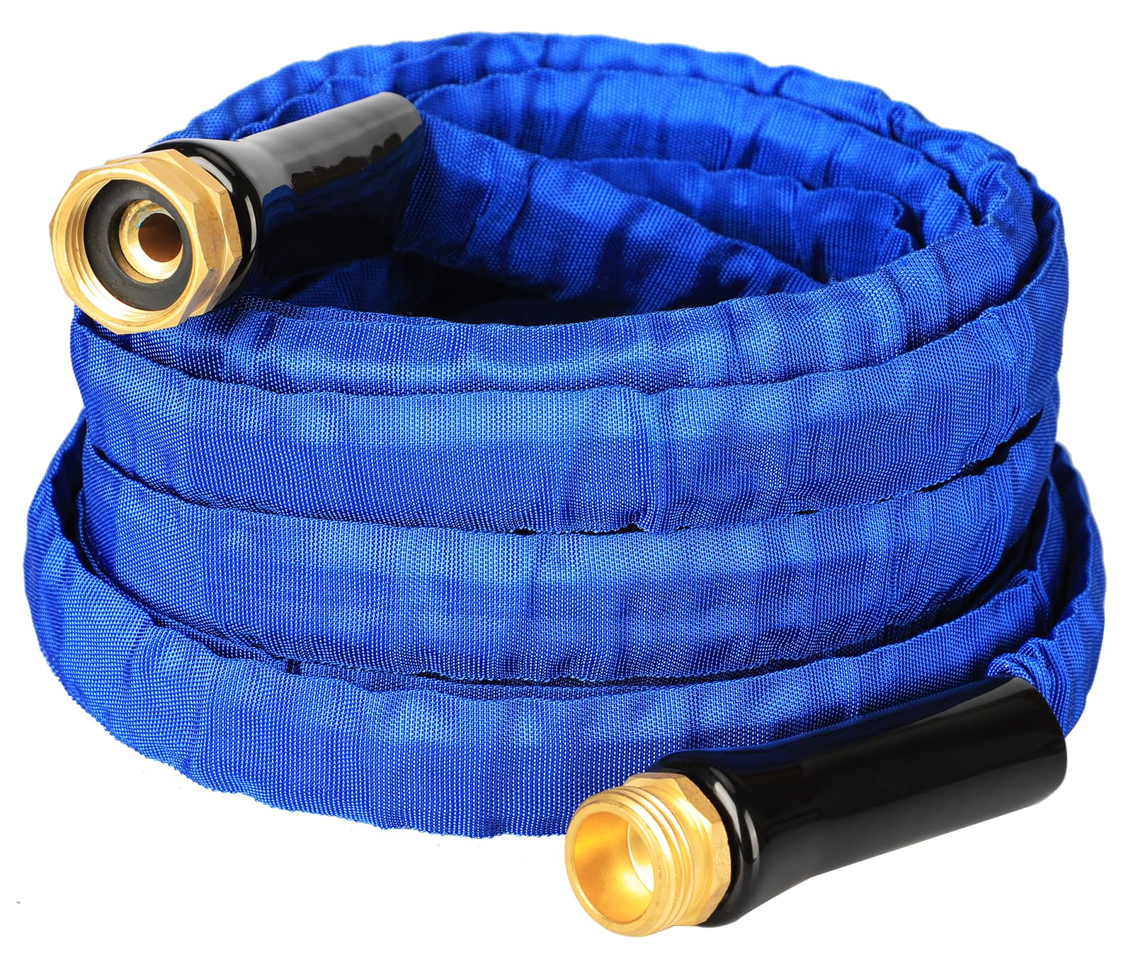 YOTOO Garden Hose 25FT, Lightweight, Durable, Flexible, Non-Expanding, Kink-Free Water Hose with Solid Brass Fittings for Outdoor, Watering flants and