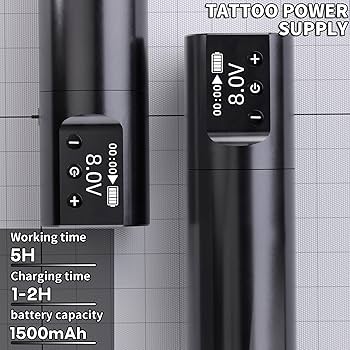 Tattoo Pen kit with 20 PCS Tattoo Cartridge Needles, Tattoo