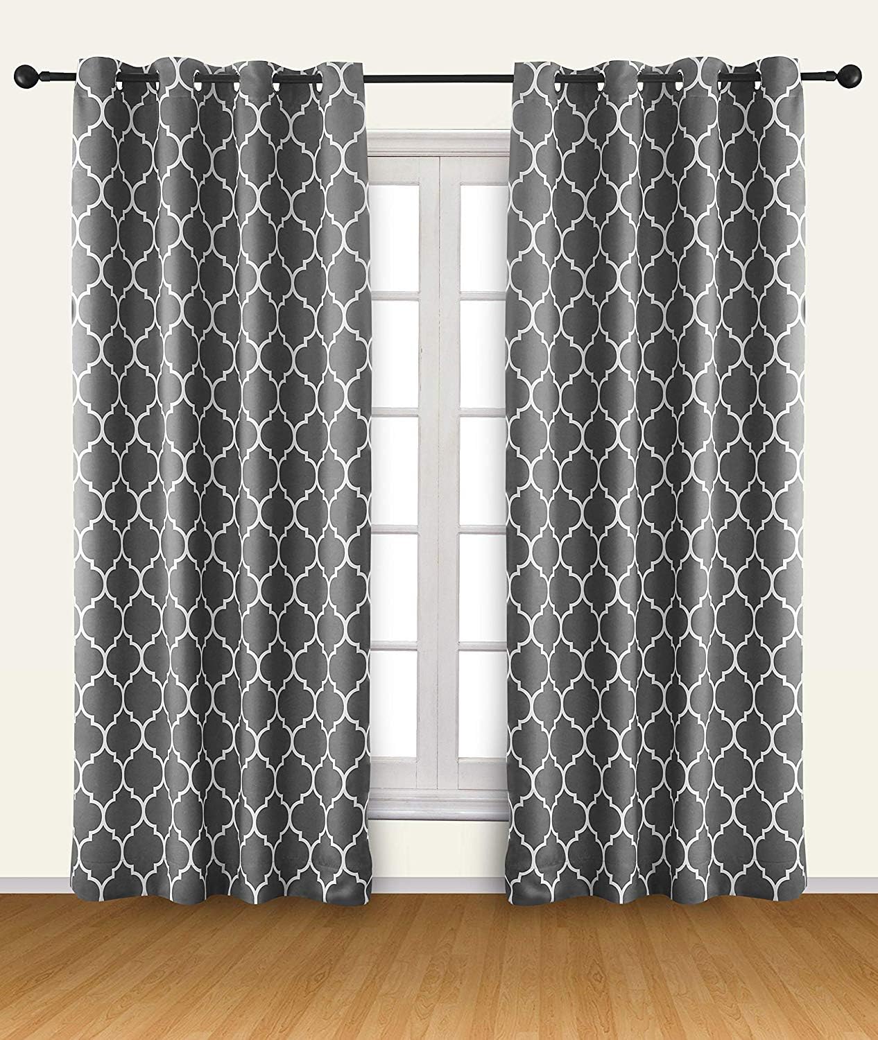 Printed Blackout Room Darkening Color Block G...