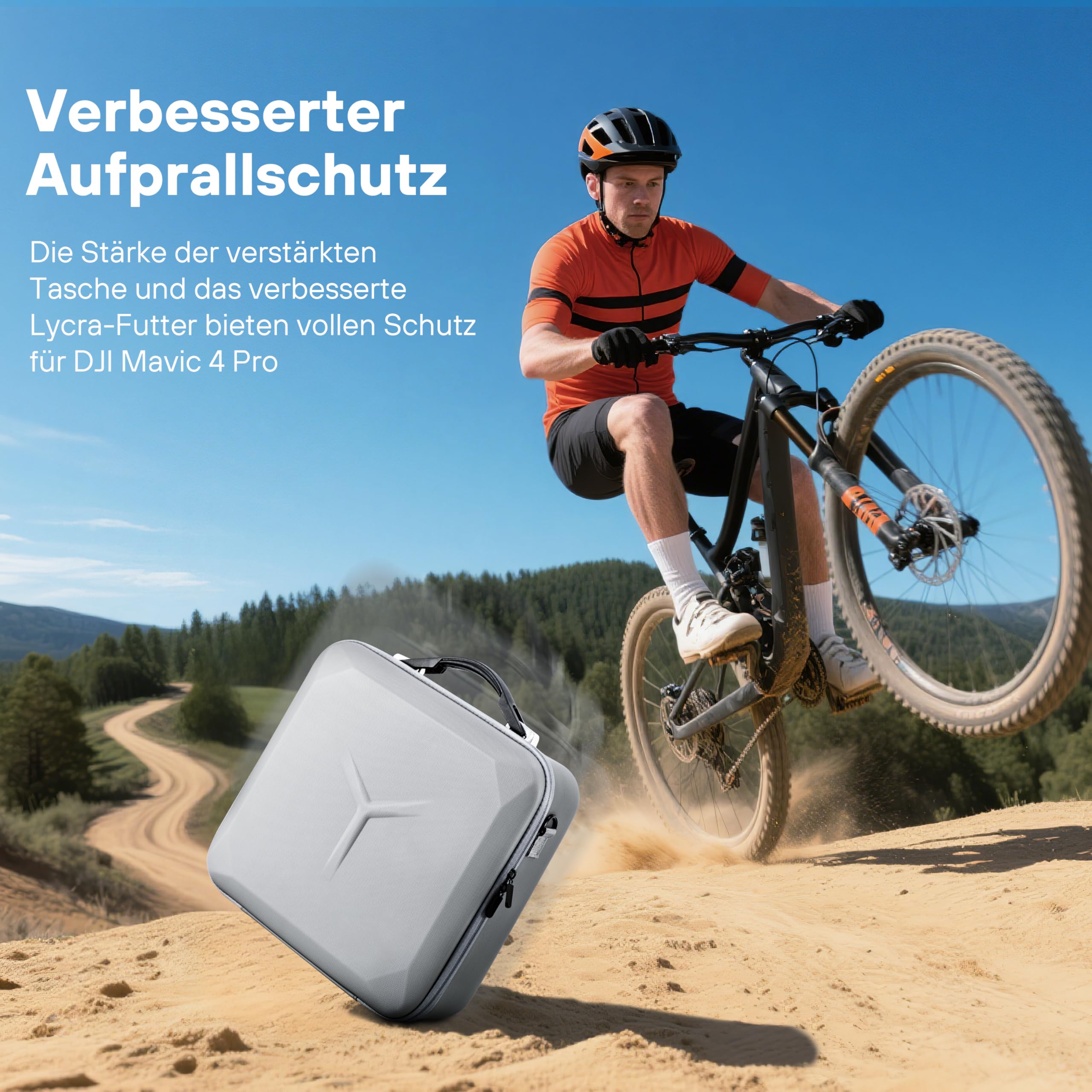 STARTRC PHOTO Mavic 4 Pro, custodia in poliuretano per DJI Mavic 4 Pro Fly More Combo con controller RC Pro 2, contenitore da viaggio per accessori DJI Mavic 4 Pro