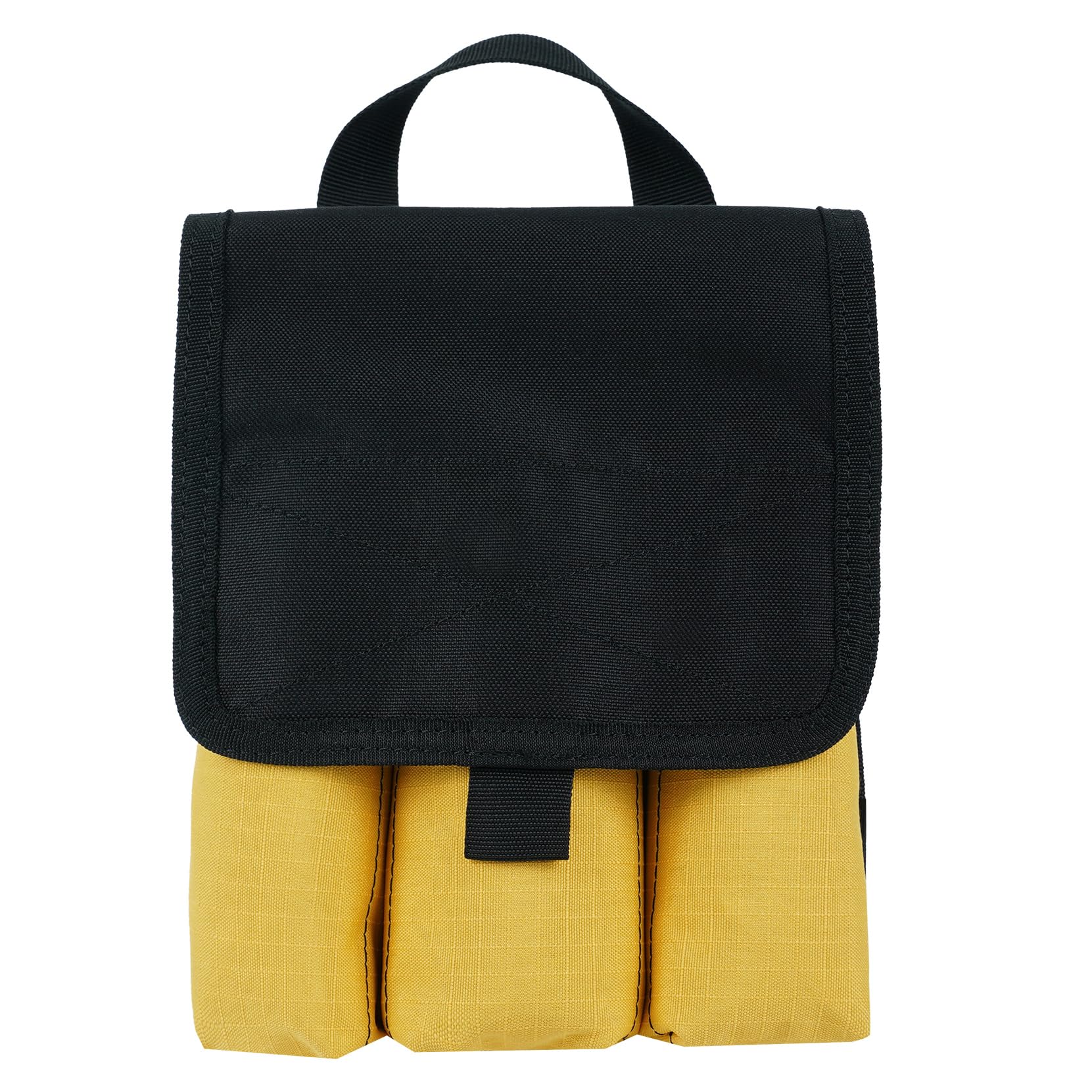 MELOTOUGH 7-Pocket Firefighter Tool Pouch with Carry Handle and Flap, Fits in Bunker Gear Pocket, Tool Organizer